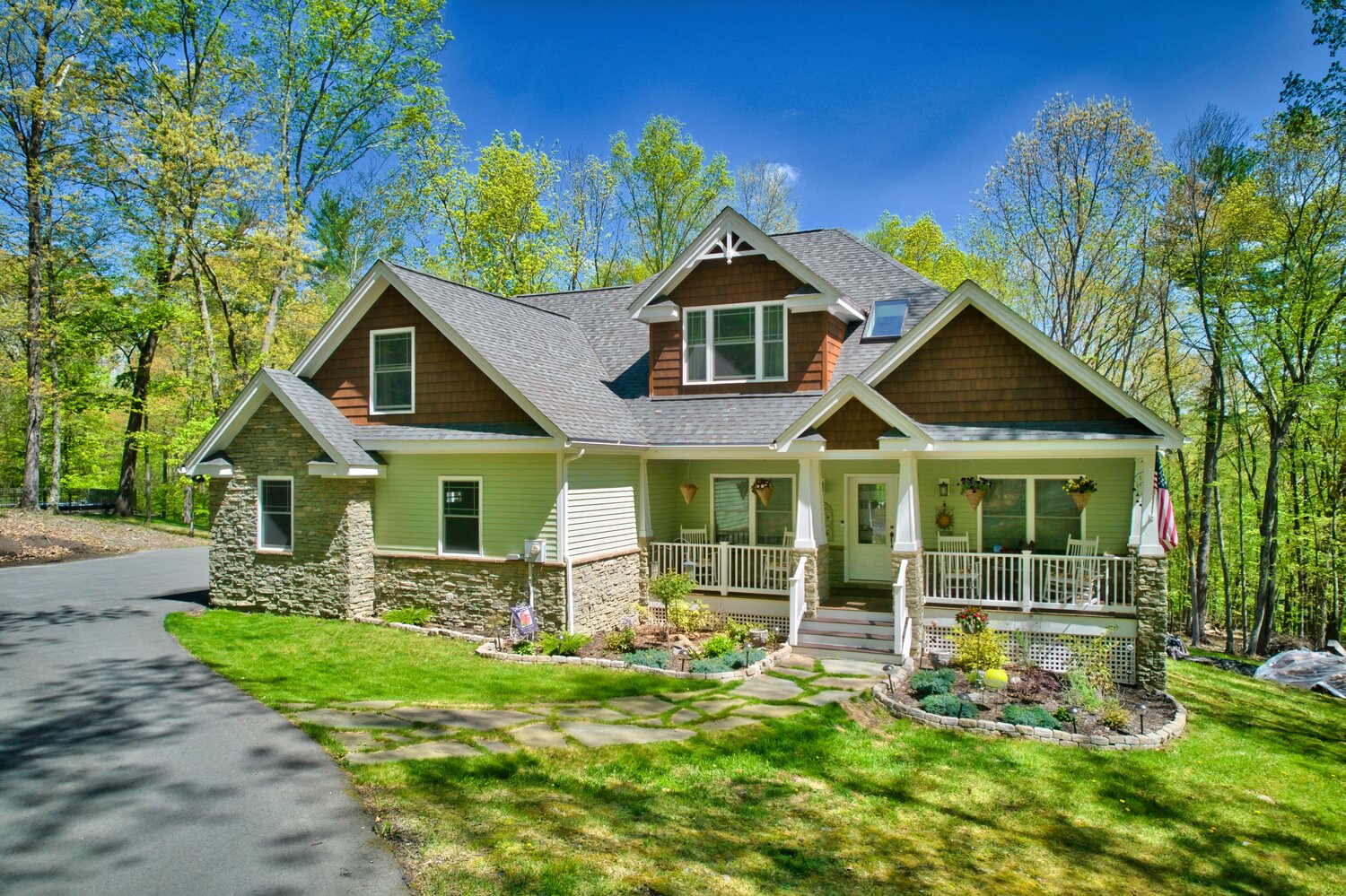 The gorgeous Craftsman house at 143 Pond Dr., Matamoras, PA..